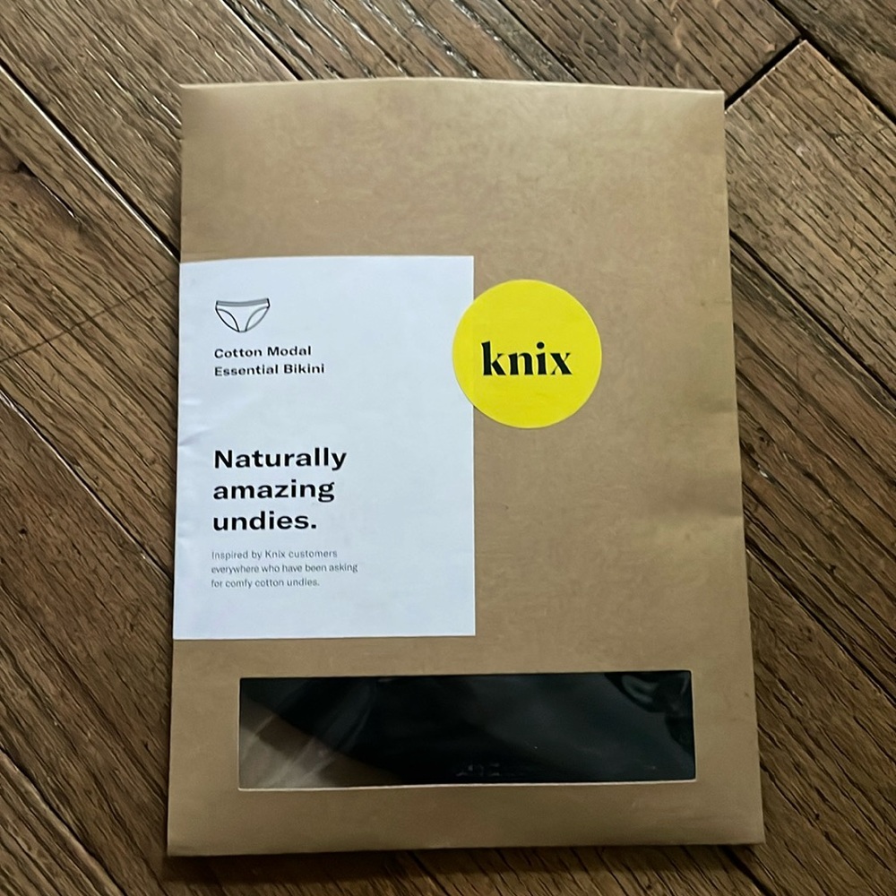 NWT Knix Cotton Modal Essential Bikini Panty
